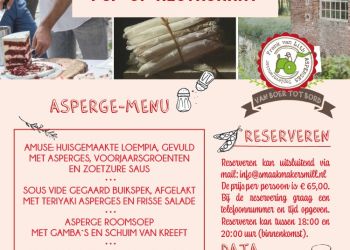 Asperge pop-up restaurant