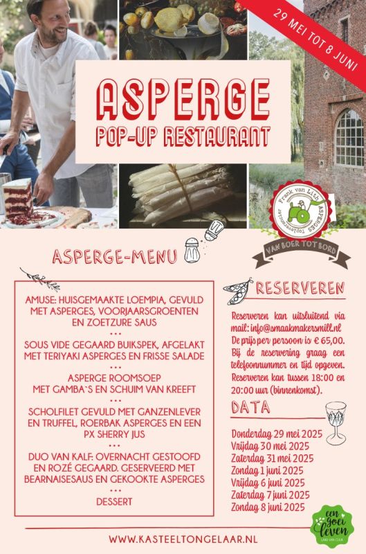 Asperges Pop-up restaurant
