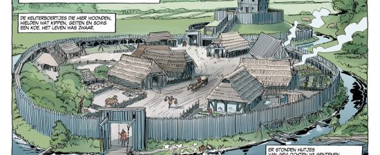 Geschiedenis, strips en maquettes in vernieuwd info-punt